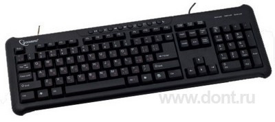  Gembird KB-314M-B-R Black PS/2 (8 . )