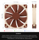 ������ � ������� ���������� ��� ����������� Noctua NF-A20 PWM
