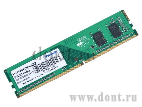 ������ ������ Patriot PSD48G266682 8GB 2666Mhz DDR4 1.2V