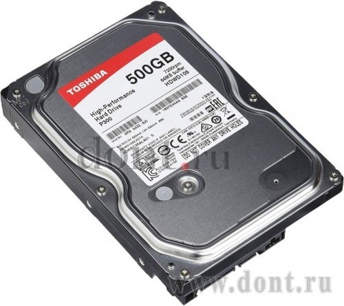 3,5 Toshiba 500GB P300 HDWD105UZSVA 7200rpm SATA3 64MB